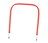 Zxpjkyu Portable Football Training Hoop Soccer Goal Stable PU Ideal for Developing Dribbling Precision Suitable for All, Orange