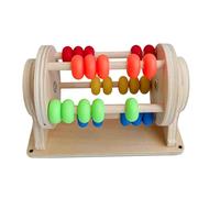 Zxpjkyu Rotating Drum for Children, Educational Toy to Promote Sensory Development, Sensory Toy for Birthdays, Travel, Daycare Centers, abacus