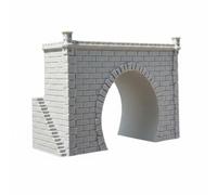 Zxpjkyu Scale Tunnel Entrance Model Railway Masonry Wall Construction Layered Interest Suitable for Town Walls Mountain Display Train Scene