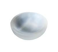 Zxpjkyu Selenite Crystal Bowl, Jewelry Storage Container, Meditation Ornament Holder, Organizer, Decoration, Craft Material, Selenite, Suitable for Gifts and, 8cm