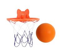 Zxpjkyu Silent Basketball And Hoop Set, with Wall Mount Basketball Hoop, Parent Child Interactive Toy, Gift Indoor Training Ball, Orange
