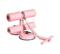 Zxpjkyu Sit Up The ASSEY ASSEY Support with 2 Solid Aspirations with Resistance 3 Adjustable Height Situation Bar for The Thighs, Pink