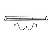 Zxpjkyu Snooker Rail, Pool Table Track with Easy Installation Iron Storage Rack, Suitable for And Recreation Rooms, Black