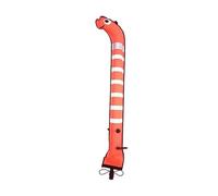 Zxpjkyu Surface Marker Buoy, Inflatable Tube Marking The Location of Divers, Closed-bottom Surface Marker Tube, Orange, Length 1.2M