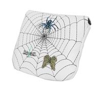 Zxpjkyu Synthetic Leather Mallet Putter Cover, Ideal for Golfers. Gift for Golfers. Waterproof Golf Training Equipment, White