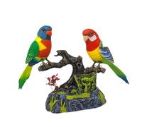 Zxpjkyu Talking Parrots Activate Dancing Chirping Bird Sturdy Electric Birds for Gift