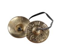 Zxpjkyu Tibetan Tingsha Cymbals Meditation Chime Bells Percussion Instrument Brass Pendant Portable Lightweight Suitable for Meditation Family Friends Gi, Style B