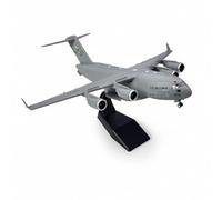 Zxpjkyu Toy Cargo Transport Plane Model Aircraft Model Airlifter Model Display Model Using alloy materials and accents with, C-17 Globemaster III, US Air Force, Tail Number 0063, Gray