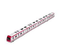 Zxpjkyu Toy Train Set, Connected High-Speed Locomotive, Portable, Creative, Ideal As A Birthday Gift for Girls And Boys, Red