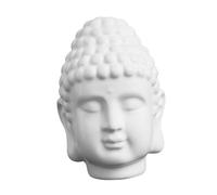 ZXQUEGF 1pc Buddha Head Sculpture Feng Shui Ornaments Asian Decor Laughing Buddha Home Decor Feng Shui Buddha Happy Buddha Statue Buddha Head Ornament Buddha Sculpture Buddha Incense White