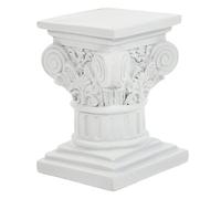 ZXQUEGF 1pc Sculpture Ornaments Flower Pot Pillar Wedding Candle Stand Artistic Statue Wedding Table Decor Grecian White Plant Pots Home Adornment Dinner Party Synthetic Resin Props Nordic