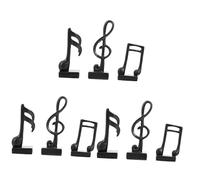 ZXQUEGF 9 Pcs Musical Note Shape Ornaments Decor Desktop Music Note Statue Musical Notes Model Music Symbol Figurine Musical Musical Sculpture Resin Crafts Resin Centerpiece