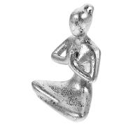 ZXQUEGF Abstract Figure Bookshelf Decor Yoga Pose Figurine Abstract Figurines Table Decor Living Room Decor Decor Small Yoga Figure Gold Decor Zen Yoga Resin Zen Garden Miss Desktop