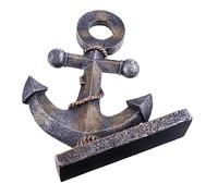 ZXQUEGF Anchor Model Ornament Ocean Ornaments Anchor Figurine Anchor Decorations for Home Ornament Model Boat Anchor Nautical Ornament Seaside Decoration Ocean Decor Desk Topper Resin