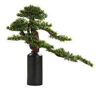 ZXQUEGF Artifical Tree Chinese Style Simulated Welcoming Pine Bonsai Landscape Ornaments Home Living Room TV Cabinet Decorations Artificial Tree Indoor