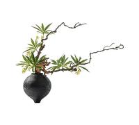 ZXQUEGF Artifical Tree Chinese-style Wabi-sabi Wind Zen Imitation Dead Branch Green Plant Bonsai Flower Homestay Club Hotel Tea Room Decoration Ornaments Artificial Tree Indoor