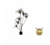 ZXQUEGF Artifical Tree Green Potted, Artificial Plant 47 Inch, Artificial Dracaena for Indoor/outdoor Living Room Balcony Corner Decoration Artificial Tree Indoor(B)