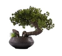 ZXQUEGF Artifical Tree Simulation Pine Bonsai Pine Tree Potted Ornaments Suitable for Home Office Living Room Desktop Decoration Potted Plants Artificial Tree Indoor