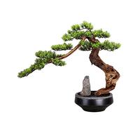 ZXQUEGF Artifical Tree Simulation Welcoming Pine Tree Bonsai Decoration Suitable for Home Office Living Room Study Porch Desktop Decoration Artificial Tree Indoor