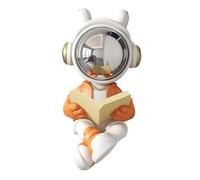 ZXQUEGF Astronaut Ornament Astronaut Home Decoration Resin Decorative Statue Desktop Ornament for Fireplace Desk Entrance, Reading