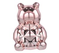 ZXQUEGF Bear Ornament Animal Bookshelf Bear Statue Desktop Bear Sculpture Office Polar Bear Porcelain Bear Figurine Ceramic Bear Figurine Ceramic Art Crafts Office Decor White Porcelain