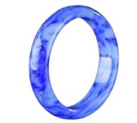 ZXQUEGF Beautiful Jade Bracelet, Natural Hetian Jade Floating Flower Bangle Jade Bracelet, Blue and White Auspicious Female Jade Bracelet, Gift Diameter 54mm