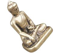 ZXQUEGF Blessing Buddha Idol Buddha Figure Buddha Statue Decor Buddha Decor Feng Shui Figurines Golden Brass