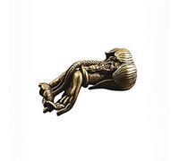 ZXQUEGF Brass Leaf Backflow Home Decoration Mininatures Figurines Copper Buddha Guanyin Tea Pet Incense Burner Holder Home Decor Accessories