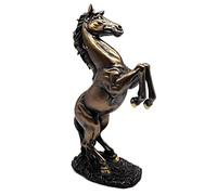 ZXQUEGF Buddha Ornament，Vintage Statue Resin Horse Desk Ornament Vintage Living Room Office Bar Decor