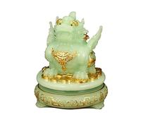 ZXQUEGF Buddha Statue Lucky Feng Shui Sculpture Three-Legged Toad Attract Wealth and Enhance Fortune Desktop Decoration Ornaments