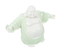 ZXQUEGF Buddha Statue Lucky Jewelry Lucky Ornament Ornaments Crafts Maitreya Buddha Figurine Ceramic Decoration Ceramic Small Buddha China Buddha Statue