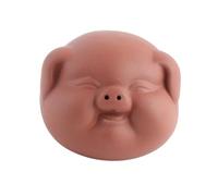ZXQUEGF Ceramic Tea Pets, Chinese Decor, Furniture, Home Decor, Desk Decoration, Hand-Carved Figure, Ceramic Tea Crafts, Frog Sculpture, Fairy Garden Statue, Tea, Pet, Red