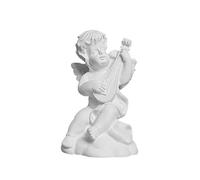 ZXQUEGF Cherub Figurine Little Angel Statue Ornament,Resin Crafts Desktop Decoration for Table Living Room Entrance, pipa, 3.9x3.6x6.3cm