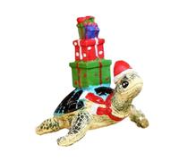ZXQUEGF Christmas Figurine Decoration Animal Messengers Statue Collection Ornament Resin for Indoor Cabinet Hallway Desk, Turtles