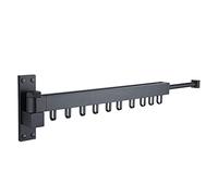 ZXQUEGF Clothes Rail Rack s,Airer Extendable Drying Rack Clothes Fold Wall Mounted Airer Rotatable Bathroom Towel Poles Invisible Indoor Balcony Washing Line Hanger Space Saving