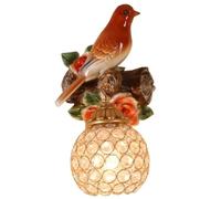 ZXQUEGF Colorful Bird Wall Lamp Farmhouse Resin Wall Creative Resin Crystal Light Fixture Wall Mounted Lamp for Hotel Living Room Indoor Bedside Bracket Decor