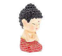 ZXQUEGF Creative Buddha Statue Decoration Little Monk Statue Buddha Statue Head Sculptures Resin