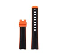 ZXQUEGF Curved End Rubber Watchband Fit for Seamaster 007 Diver 300M Aqua 150 Planet Ocean Silicone Soft waterproof Watch Strap