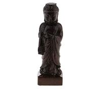 ZXQUEGF Decor China Wooden Buddha Statue Buddist Monk Ornament Miniatures Garden Home Art Decoration Fengshui Ornaments (Color : Sakyamuni)