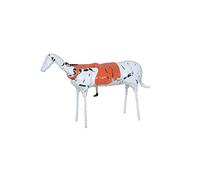 ZXQUEGF Decoration Abstract Animal Statue Ornaments White Horse Girl Metal Sculpture Ornament Bedside Table Shoe Cabinet Bookcase And Other Holder Desktop Office Decor Size :