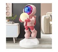 ZXQUEGF Decorations Home Decor Art Astronaut Statue Sculpture Corridor Light Floor Decoration Ornaments Figurine