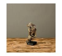 ZXQUEGF Decorations Nordic Creative Statue Resin Thinker Sculpture Statue Retro Home Office Decoration art resin ornament artifact Figurine