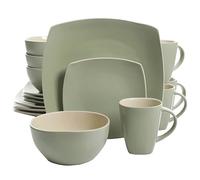 ZXQUEGF Dinner Plate Set: Four Places Dinner and Dessert, Microwave & Dishwasher Safe for Holiday Dining