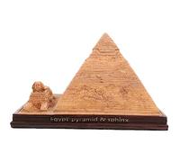 ZXQUEGF Egypt Pyramid Egyptian Figurines Pyramid Ornaments Table Top Decor Sphinx Statue Resin Pyramid Egyptian Statue Decoration for Home Egyptian Decor Micro Miniature Miracle Male God