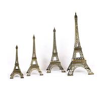 ZXQUEGF Eiffel Tower Model Romantic Architectural Model Elegant Office Decoration Statues for Home Decor Eiffel Tower Statue Eiffel Tower Model Crafts Household Metal Sculpture