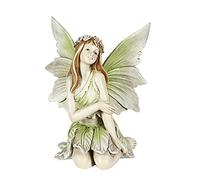 ZXQUEGF Fairies Figures Decoration, Garden Girl Flower Fee Creative Equipment Home Garden Decoration Crafts Resin Statue,D