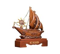 ZXQUEGF Feng Shui Statue Sailboat Ornaments,Fengshui Statue for Wealth and Luck,Luck Symbol Sculpture,Home Decoration Zen Decor (Color : A, Size : L)