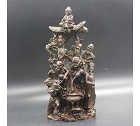 ZXQUEGF Figurine Animal Statue Ornaments Collection Of Antique Eight Immortals Crossing The Sea Home Craft Decoration