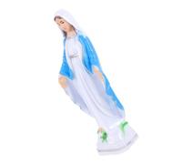 ZXQUEGF Furnishings The European Mary Catholic God Figurines Statue of Blessed Mother Mary Statue Catholic Miss Plastic Rosary Outdoor
