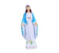 ZXQUEGF Furnishings The European Mary, The Statue Of The Blessed Mother Catholic Mary Ornament, Maria Garden Statue Holy Outdoor Model Plastic Miss